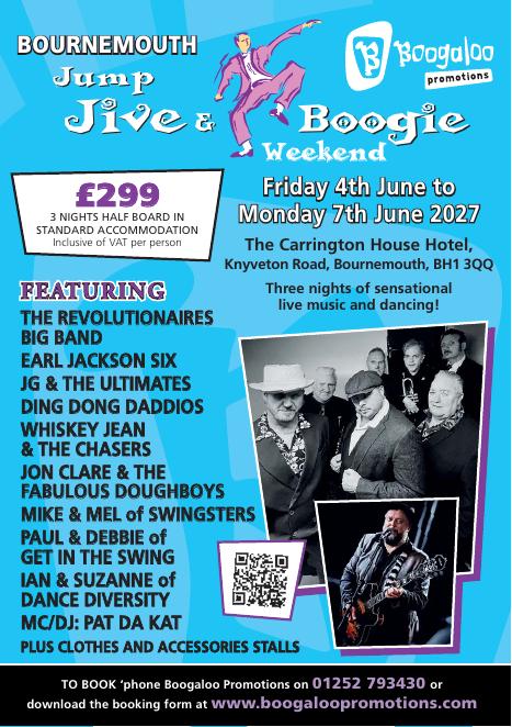 Jump Jive Weekend at the Carrington House Hotel, Bournemouth brochure