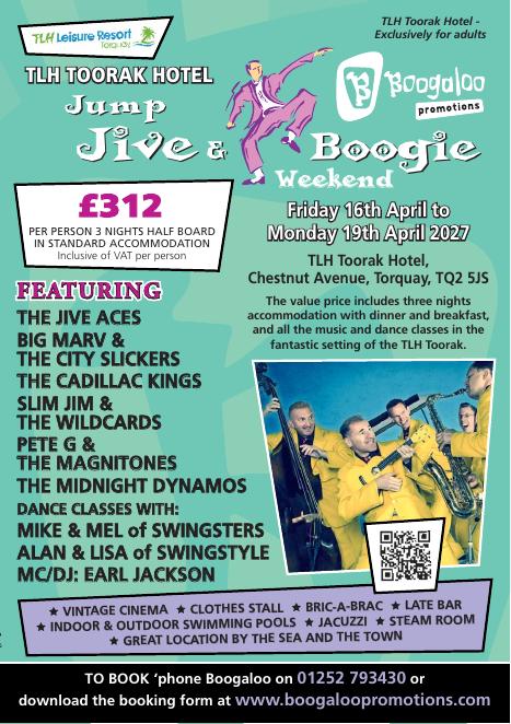Jump Jive Weekend at the Toorak Hotel, Torquay brochure